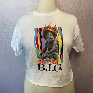 The notorious B.I.G crop tshirt